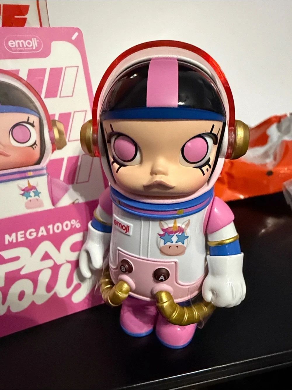 Pop Mart Molly Space Molly Figure Emoji Unicorn  02-